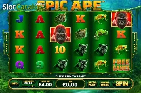 Epic ape slot - Epic Ape : un jeu aux graphismes époustouflants